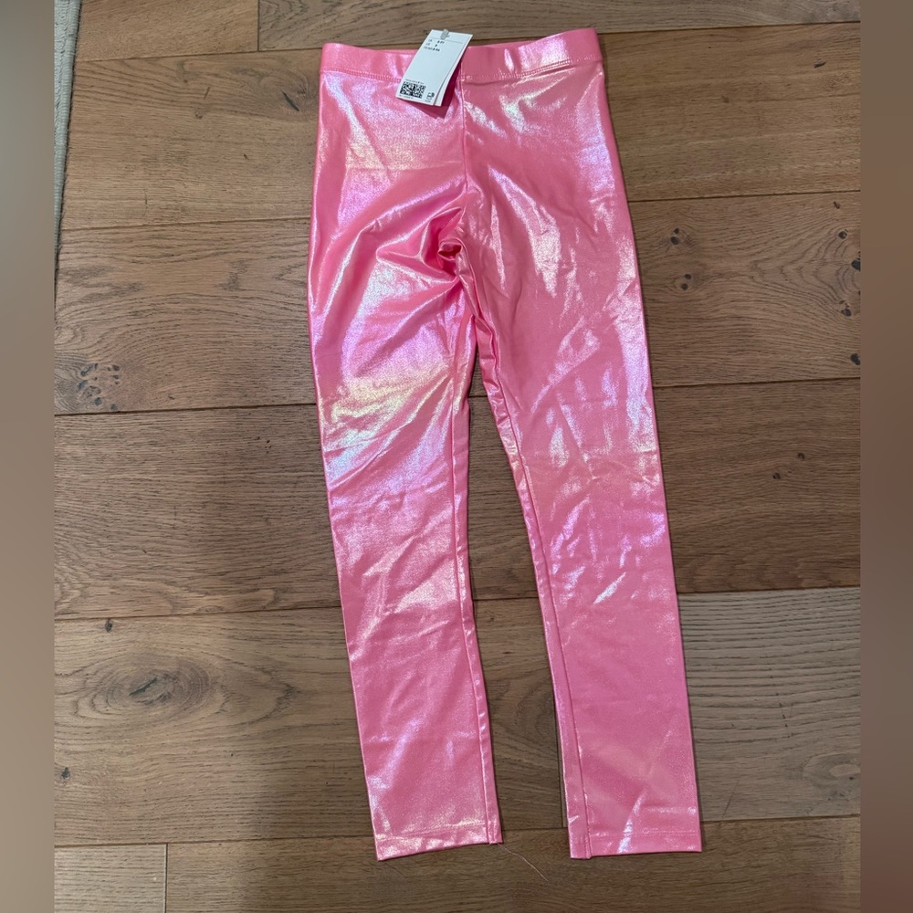 H&M Shiny Pink Kids Leggings